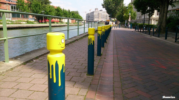 Canal de L'Ourcq Street art à la Villette