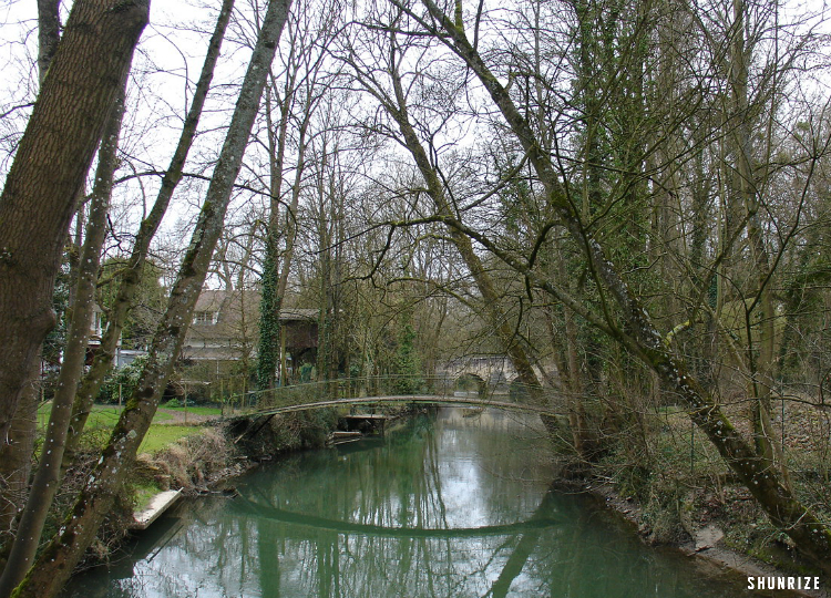 passerelle en fer forgé d'Antoine Polonceau