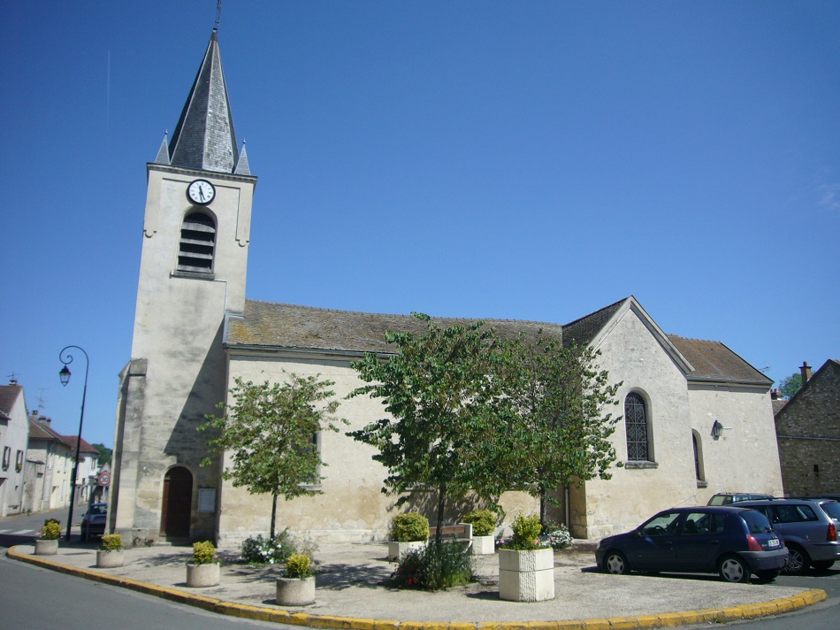 l’Église Saint-Étienne à Aulnay-sur-Mauldre