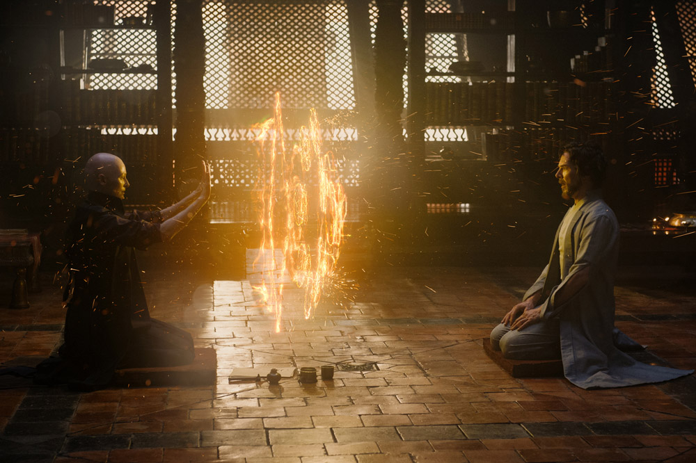 Doctor Strange Benedict Cumberbatch and Tilda Swinton