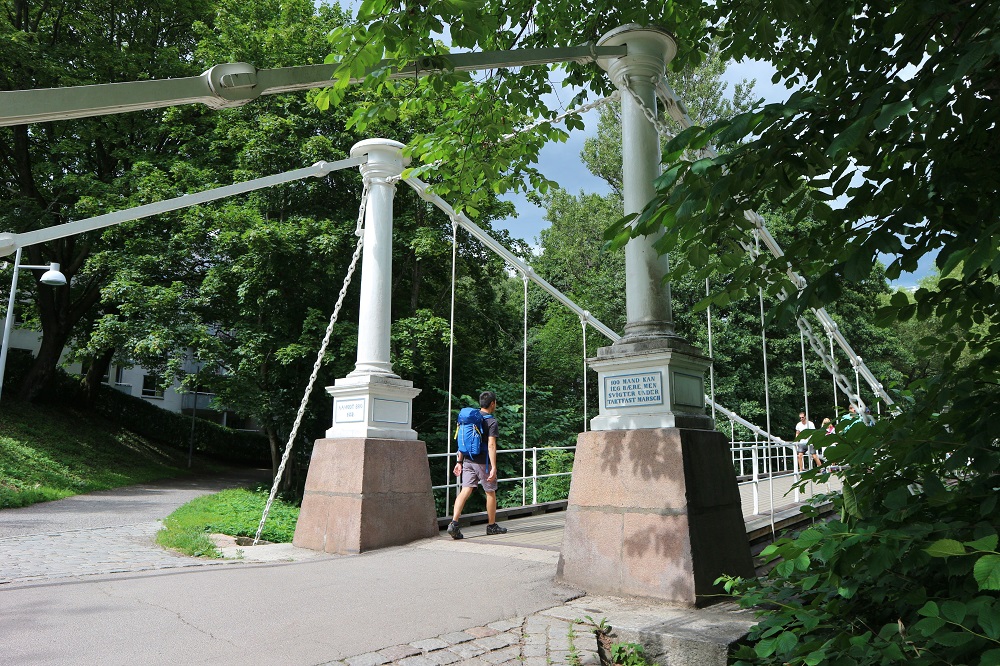 pont Aamodt près de la rivière Akerselva