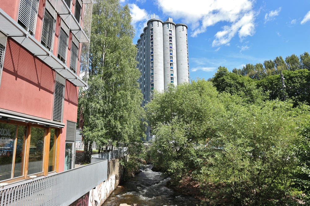 quartier vulkan près de la rivière Akerselva