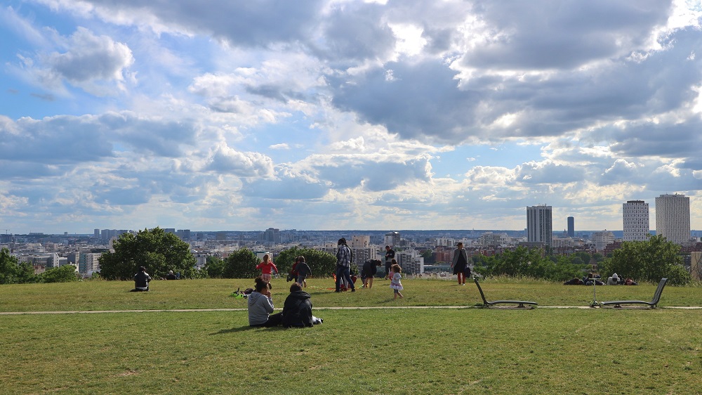 panorama du parc Jean-moulin-les-guilands à Montreuil
