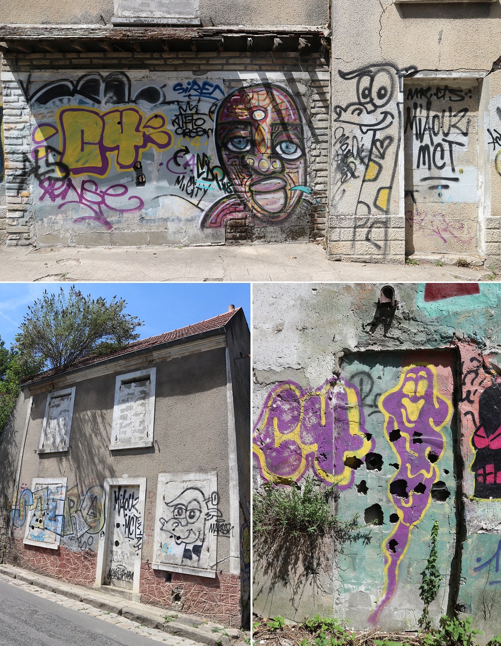 street art rue brûlée du Vieux-Pays de Goussainville