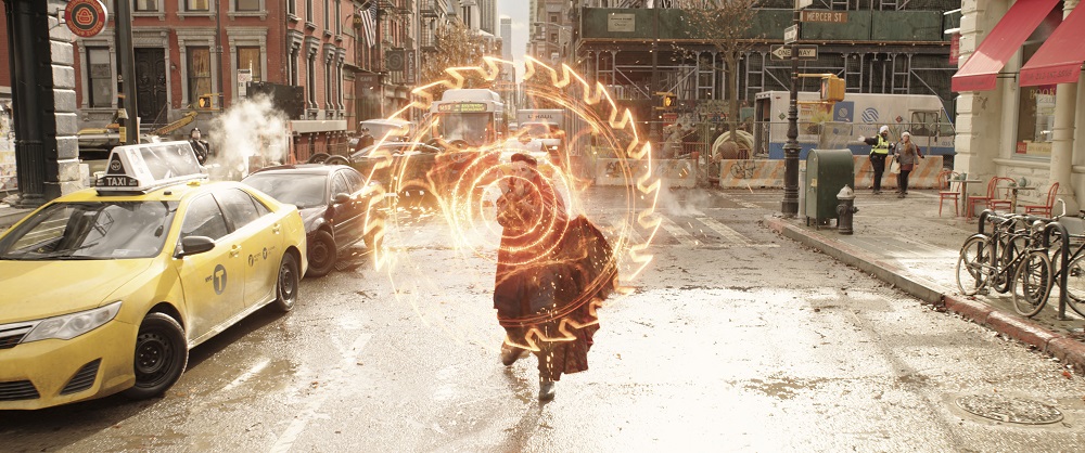Benedict Cumberbatch as Dr. Stephen Strange in Marvel Studios' DOCTOR STRANGE IN THE MULTIVERSE OF MADNESS. Photo courtesy of Marvel Studios. ©Marvel Studios 2022. All Rights Reserved.