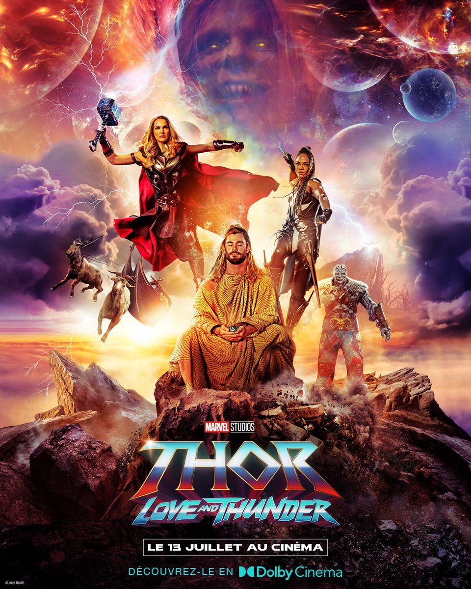 Thor : Love and Thunder affiche